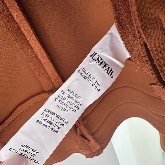 Women's faux suede Jacket - Picture 5 of 5